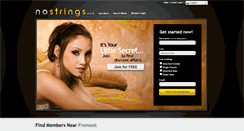 Desktop Screenshot of nostrings.com